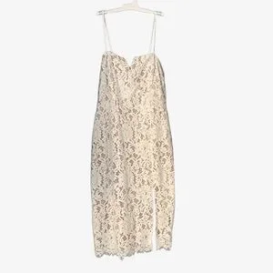 Lulus Amazing Allure White Crochet Lace Bodycon Midi Dress